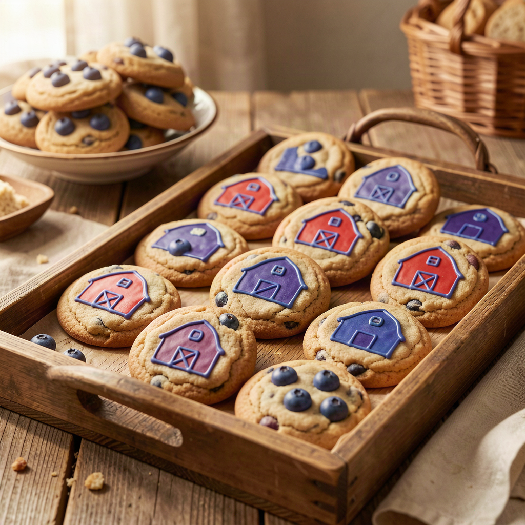 Blueberry & Barn Cookie Set